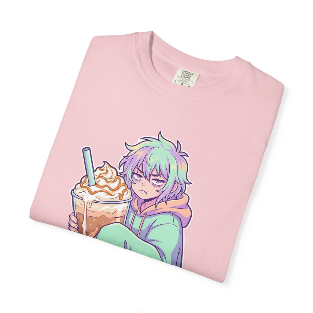 I Don't Give a Frappe Funny Anime Coffee T-Shirt/ kawaii Manga Graphic Tee