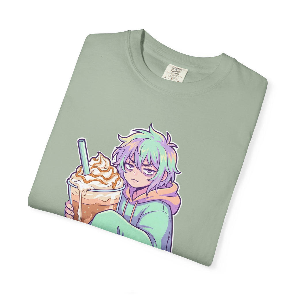 I Don't Give a Frappe Funny Anime Coffee T-Shirt/ kawaii Manga Graphic Tee